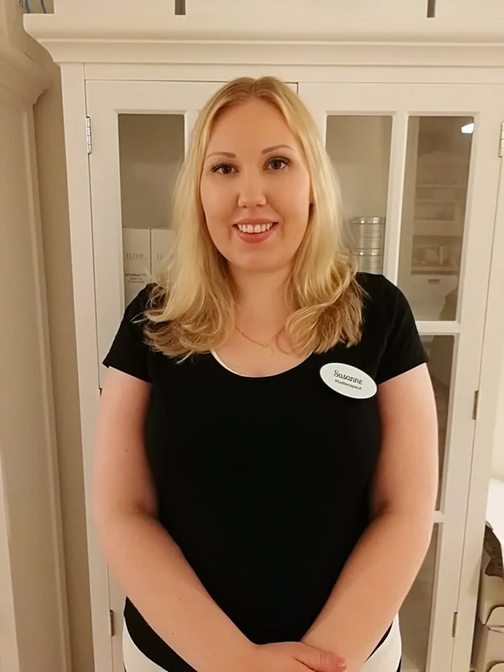 Susanne, hud- og massasjeterapeut